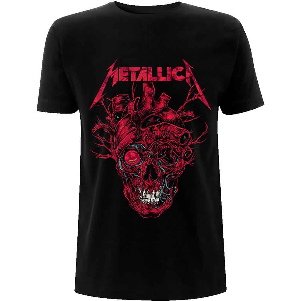 Metallica | Heart Skull - T-Shirt Black