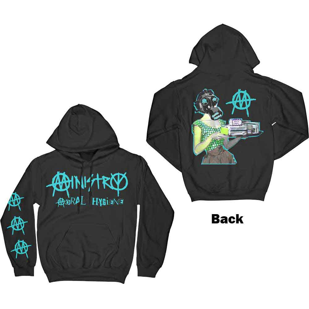 MINISTRY | Moral Hygiene Gasmask - Sweatshirt Black