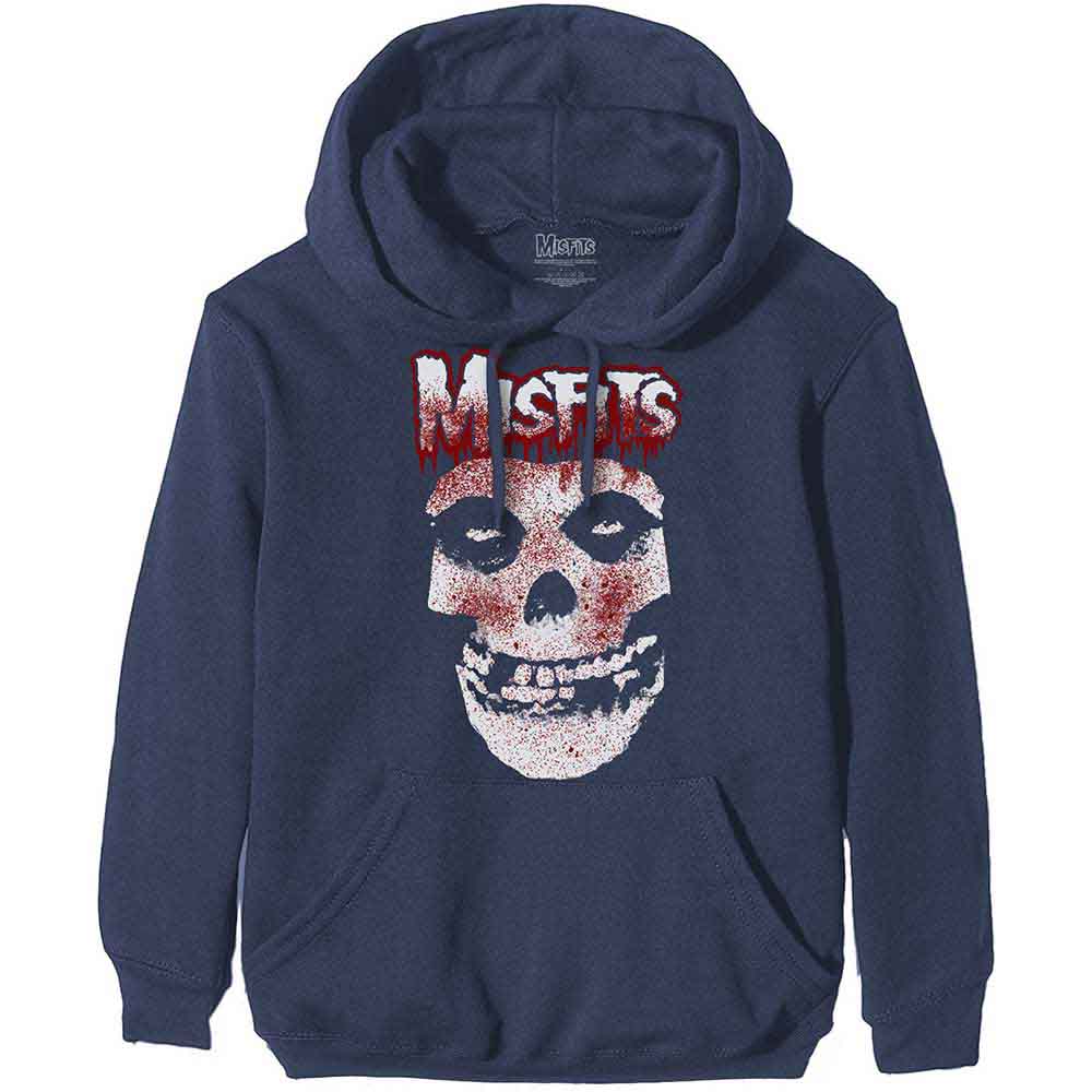 Misfits | Blood Drip Skull - Sweatshirt Blue