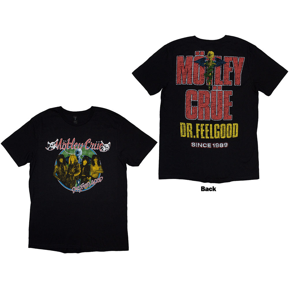 Motley Crue | Dr Feelgood Circle Photo - Black