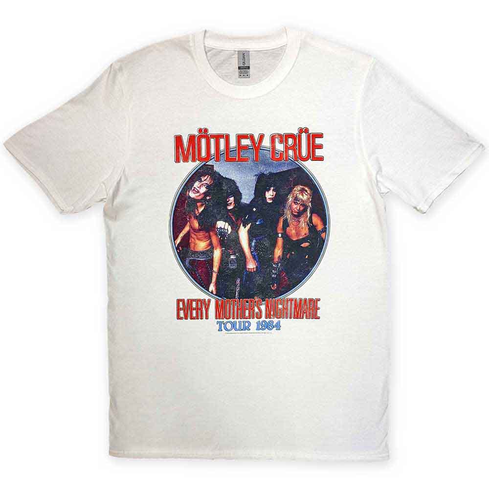 Motley Crue | Every Mothers Nightmare - T-Shirt White