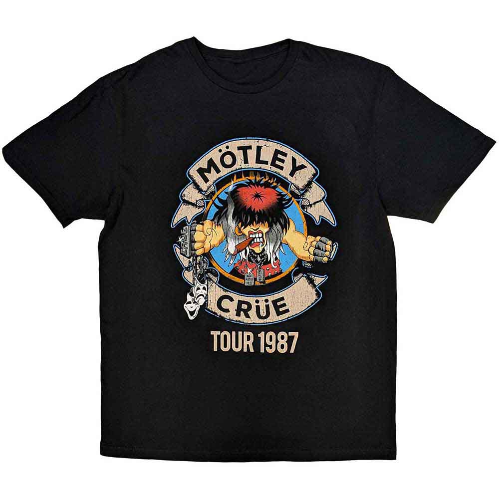 Motley Crue | Girls Girls Girls Tour '87 - T-Shirt Black