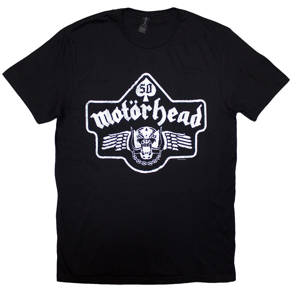 Motörhead | 50 Years Ace Wings Emblem - Black