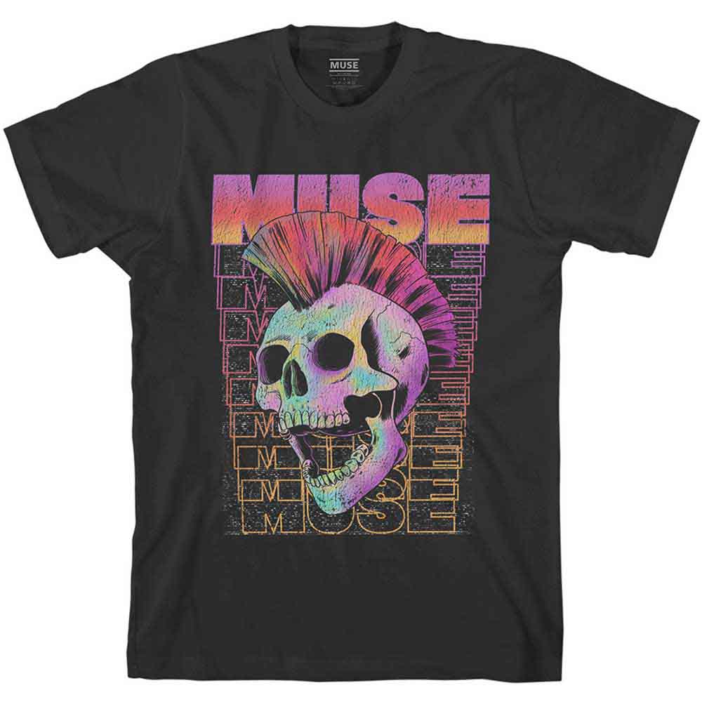 Muse | Mowhawk Skull - T-Shirt Black