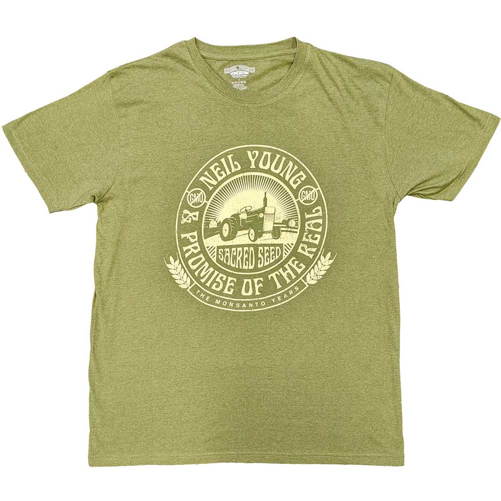 Neil Young | Tractor Seal - T-Shirt Green