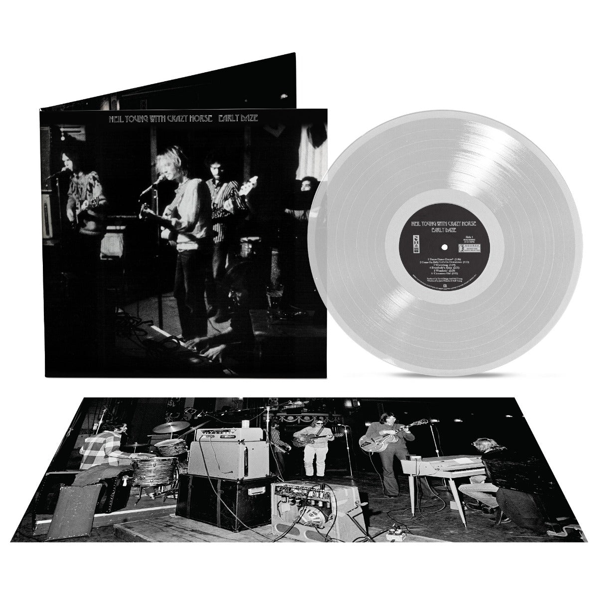 Neil Young with Crazy Horse | Early Daze (Indie Exclusive, Clear Vinyl, Gatefold with Print) - Vinyl