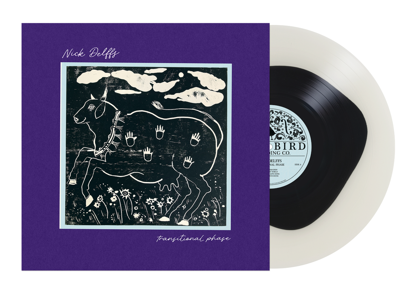 Nick Delffs | Transitional Phase (Indie Exclusive, "Holy Cow" Black & White Colored Vinyl) - Vinyl