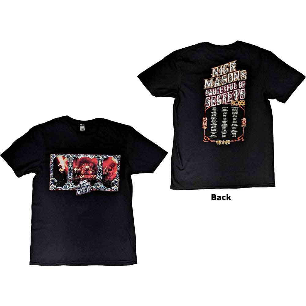 Nick Mason's Saucerful of Secrets | Hokusai Wave European Tour 2022 - T-Shirt Black