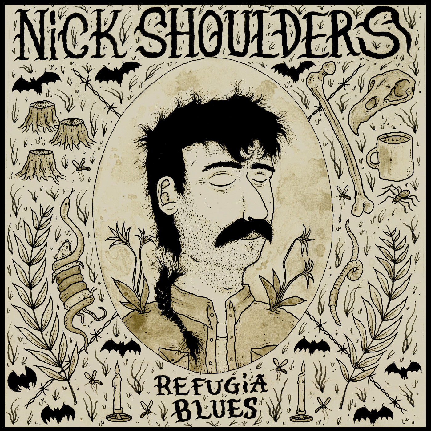 Nick Shoulders | Refugia Blues (Indie Exclusive Bronze Vinyl) - Vinyl