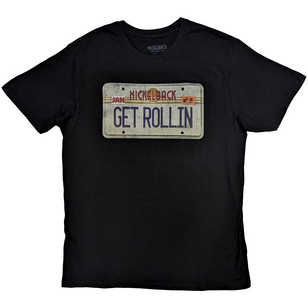 Nickelback | License Plate - T-Shirt Black
