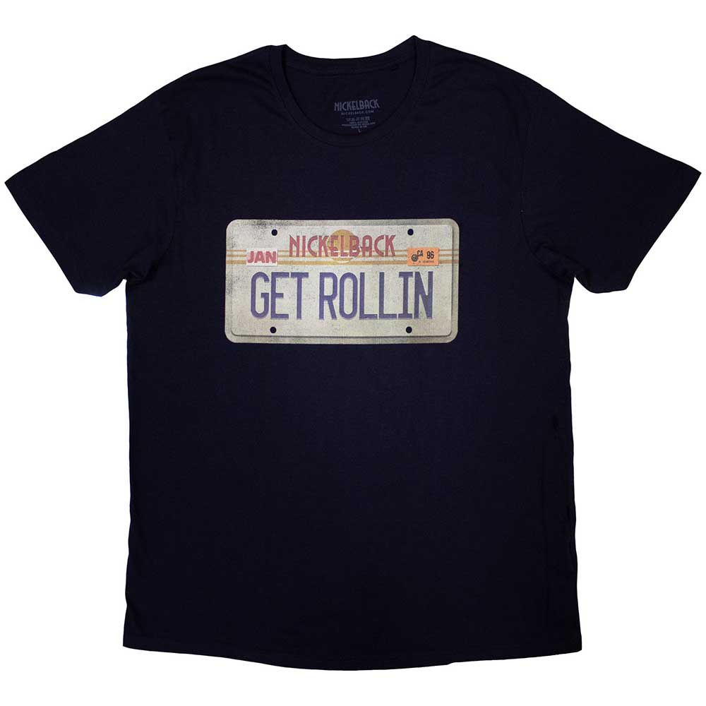 Nickelback | License Plate - T-Shirt Blue