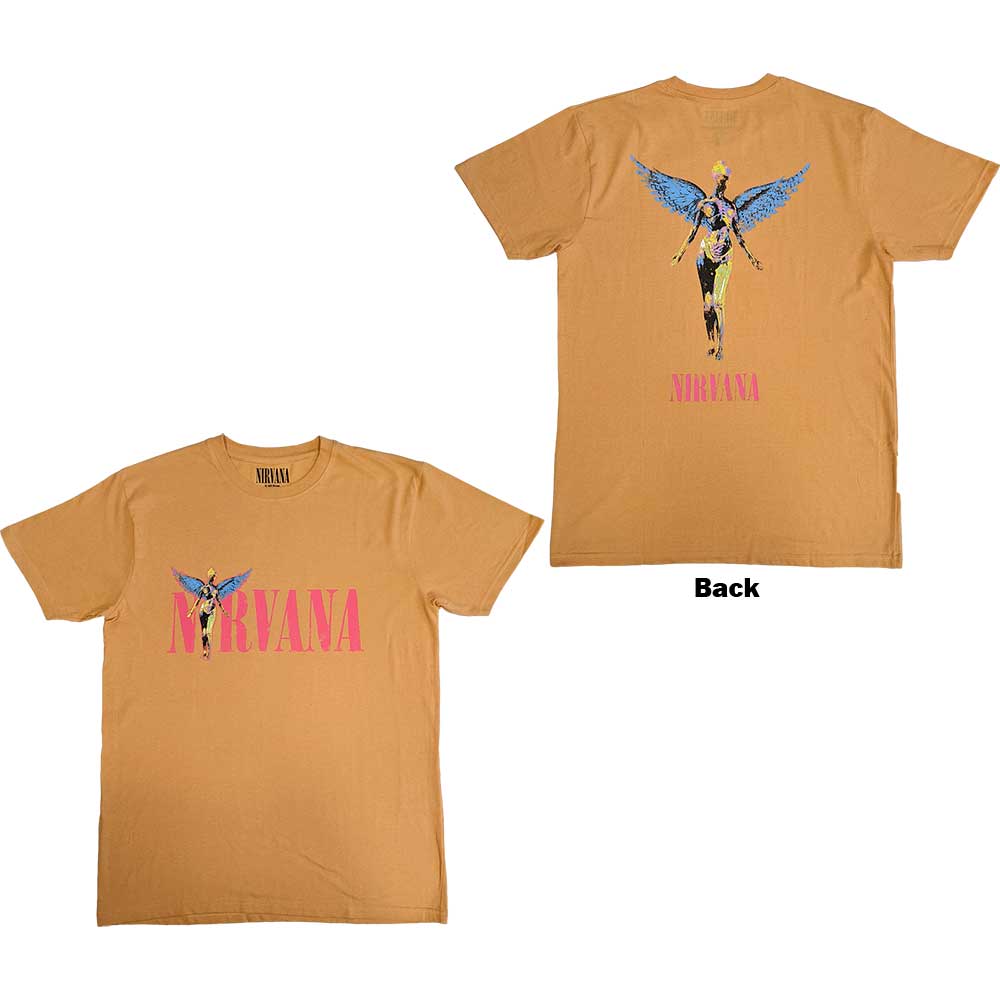 Nirvana | In Utero Angel - T-Shirt Orange