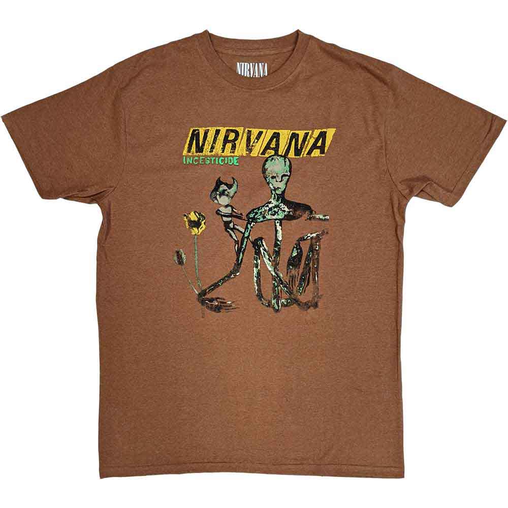 Nirvana | Incesticide - T-Shirt Brown