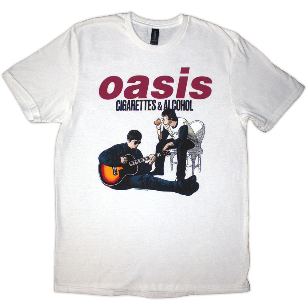 Oasis | Cigarettes & Alcohol Illustration - White