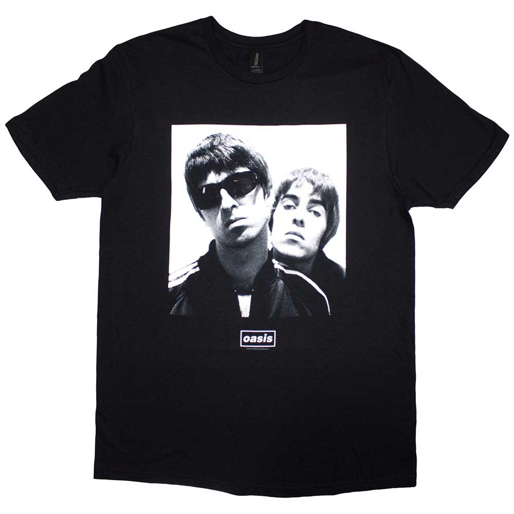 Oasis | Noel & Liam Square Photo - Black