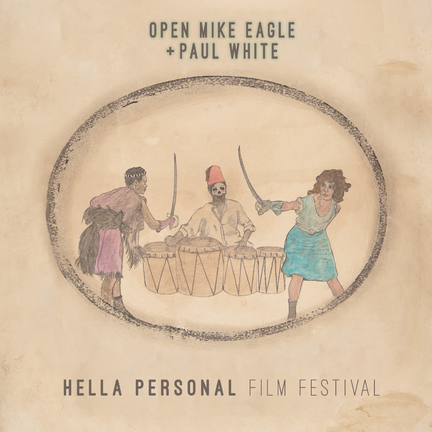 Open Mike Eagle & Paul White | Hella Personal Film Festival (Baby Blue Vinyl) - Vinyl