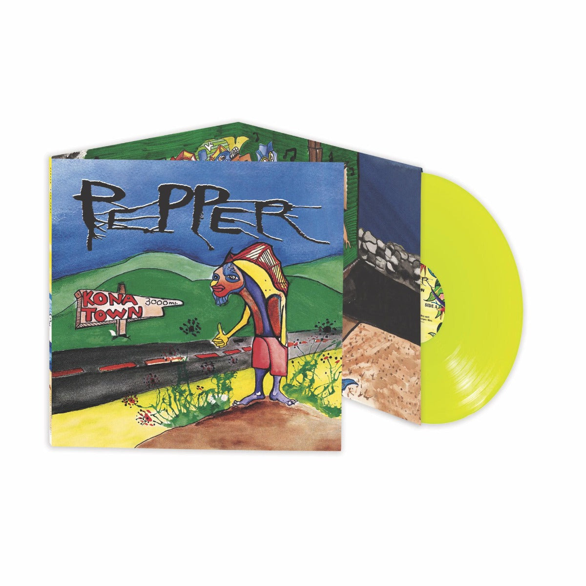Pepper | Kona Town (Clear Vinyl, Yellow, Indie Exclusive) - Vinyl