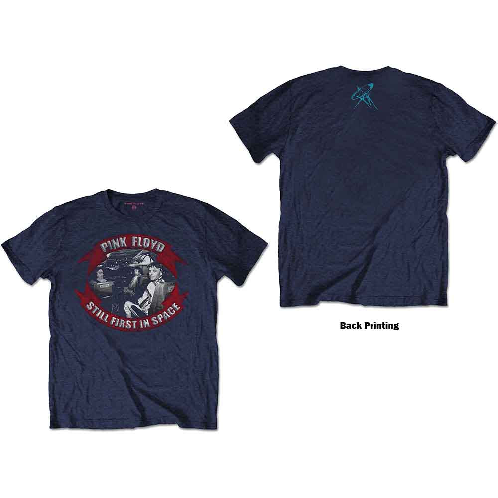 Pink Floyd | First In Space Vignette - T-Shirt Blue