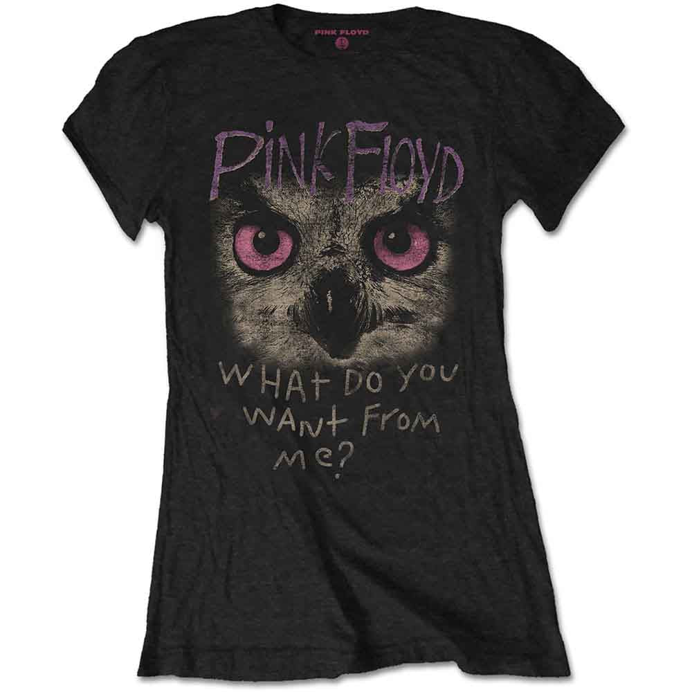 Pink Floyd | Owl - WDYWFM? - T-Shirt Black