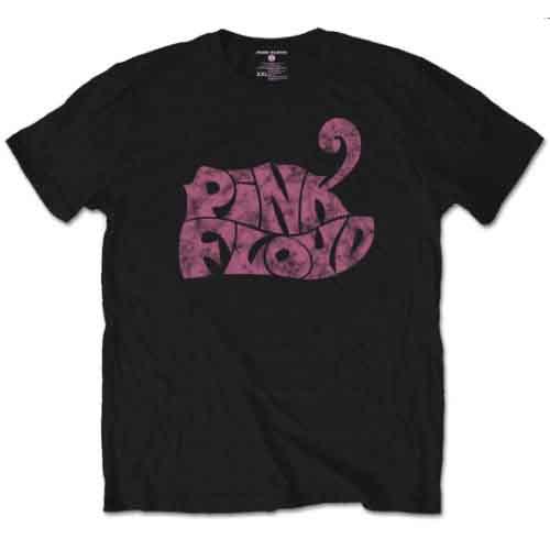 Pink Floyd | Swirl Logo - T-Shirt Black