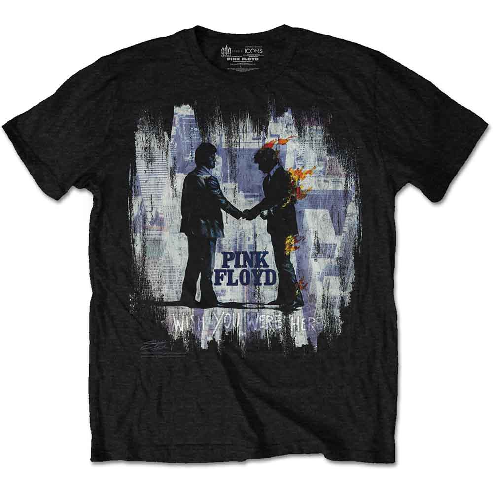 Pink Floyd | Wish You Were Here Painting - T-Shirt Black