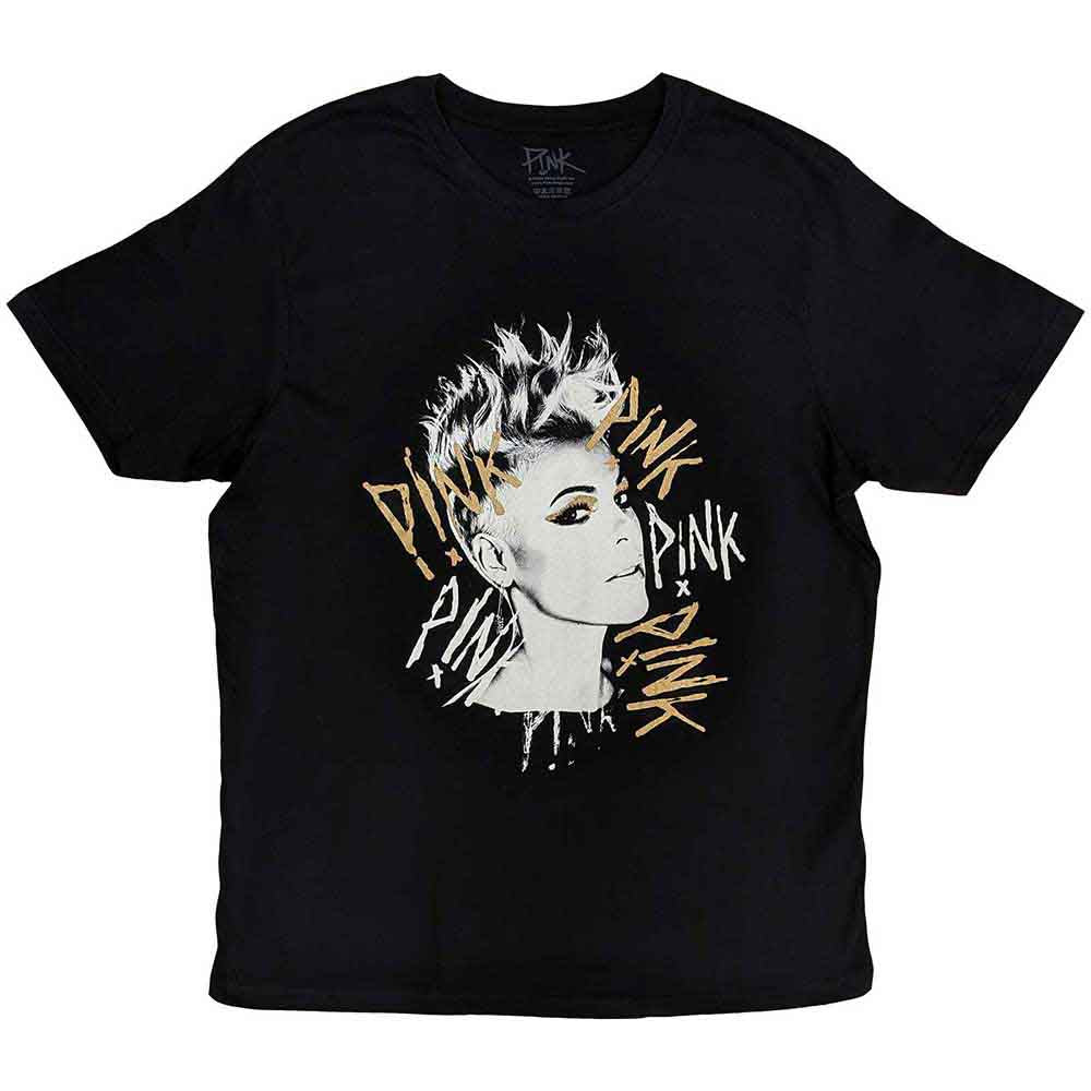 Pink | Ladies Boyfriend - T-Shirt Black