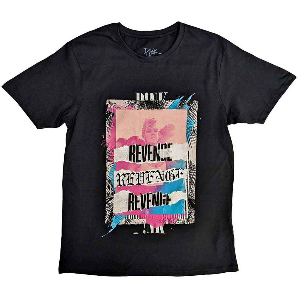 Pink | Revenge - T-Shirt Black