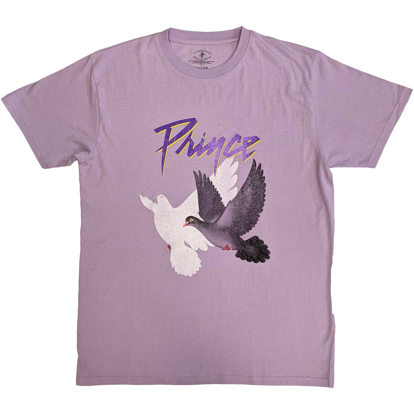 Prince | Doves Distressed - T-Shirt Purple