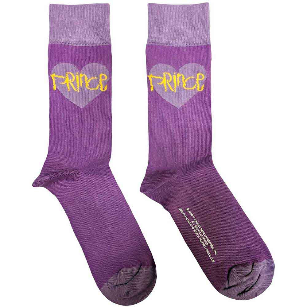 Prince | Purple Heart - Socks Purple