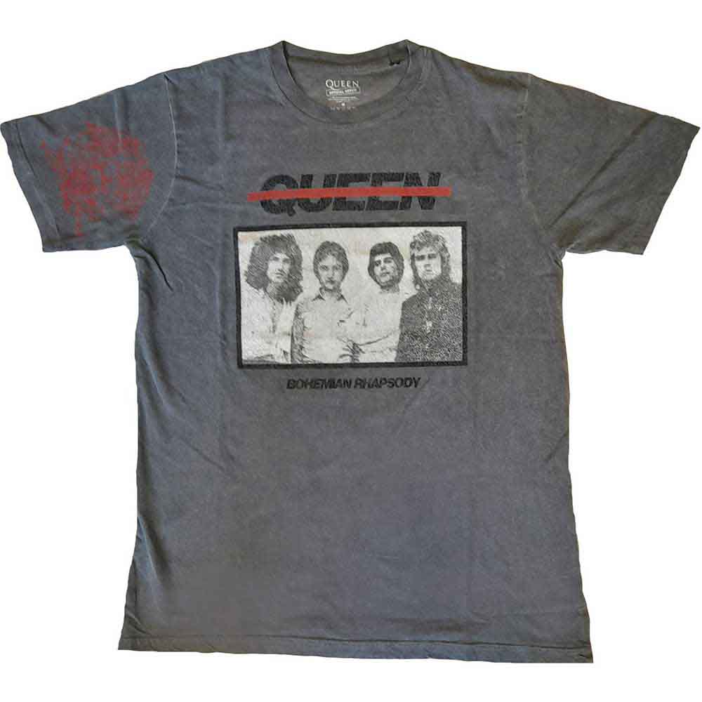 Queen | Bo Rhap Photo - T-Shirt Black