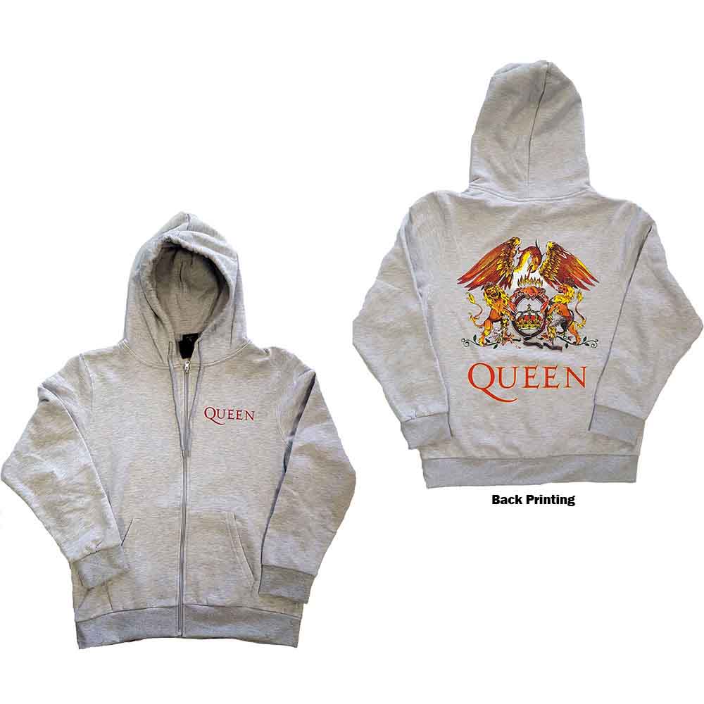 Queen | Classic Crest - Sweatshirt Grey