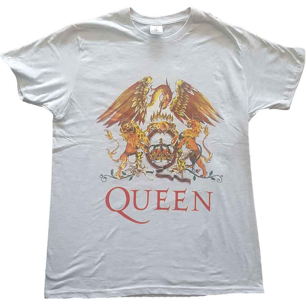 Queen | Classic Crest - T-Shirt Grey