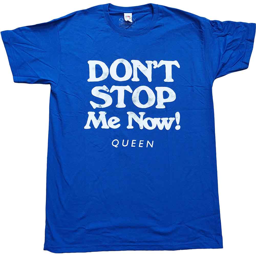 Queen | Don't Stop Me Now - T-Shirt Blue