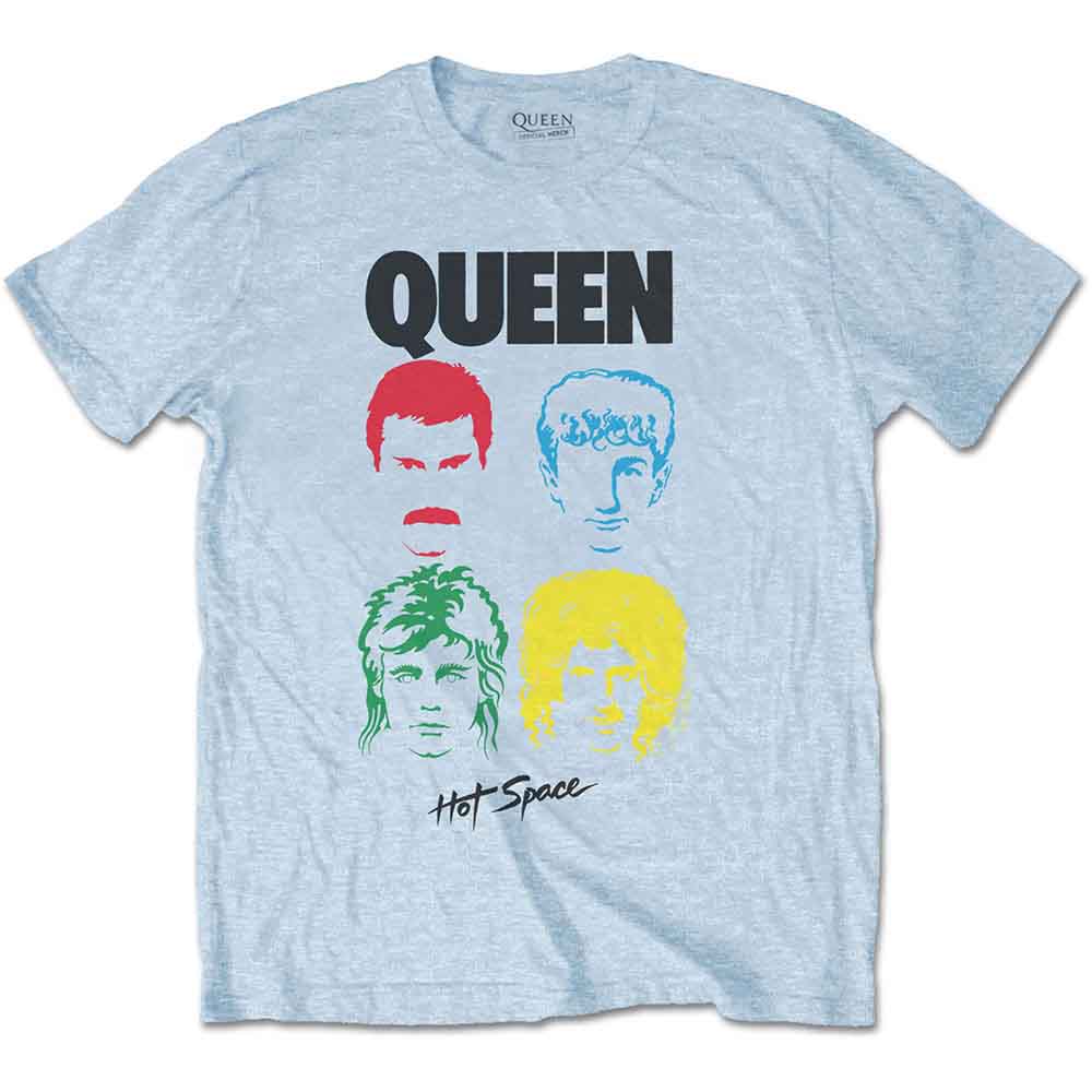 Queen | Hot Space Album - T-Shirt Blue