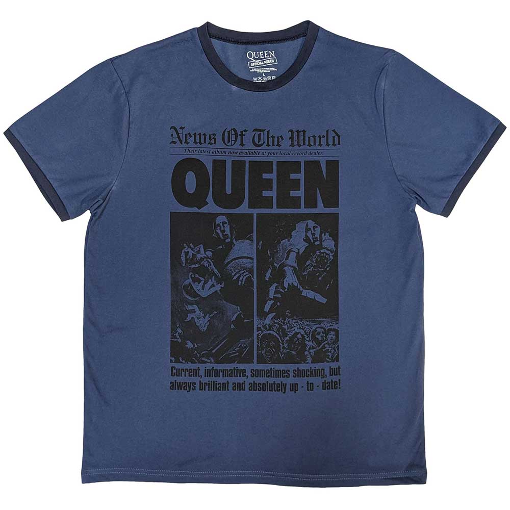 Queen | News of the World 40th Front Page - Blue