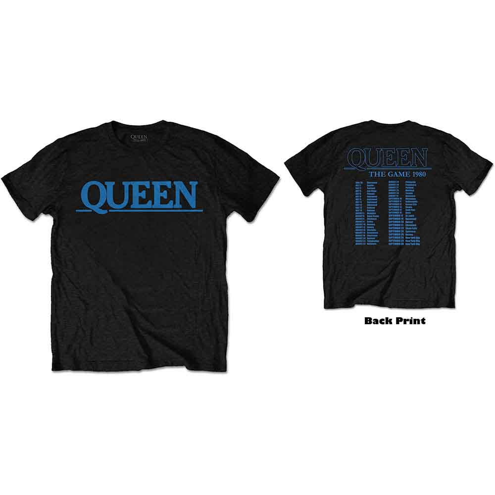 Queen | The Game Tour - T-Shirt Black