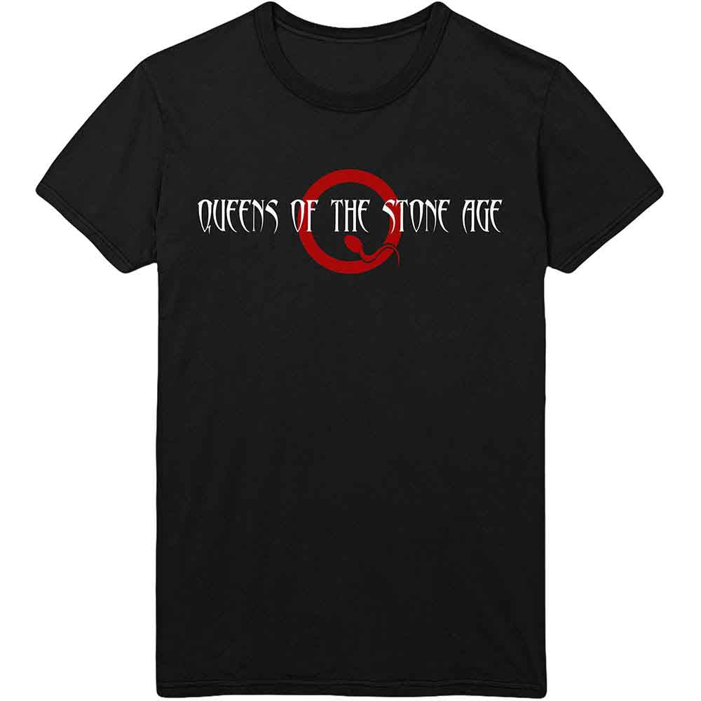 Queens Of The Stone Age | Text Logo - T-Shirt Black