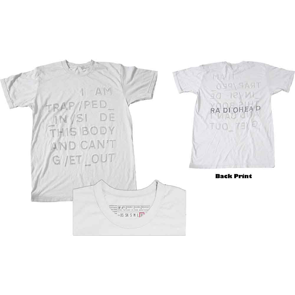 Radiohead | Trapped - T-Shirt White