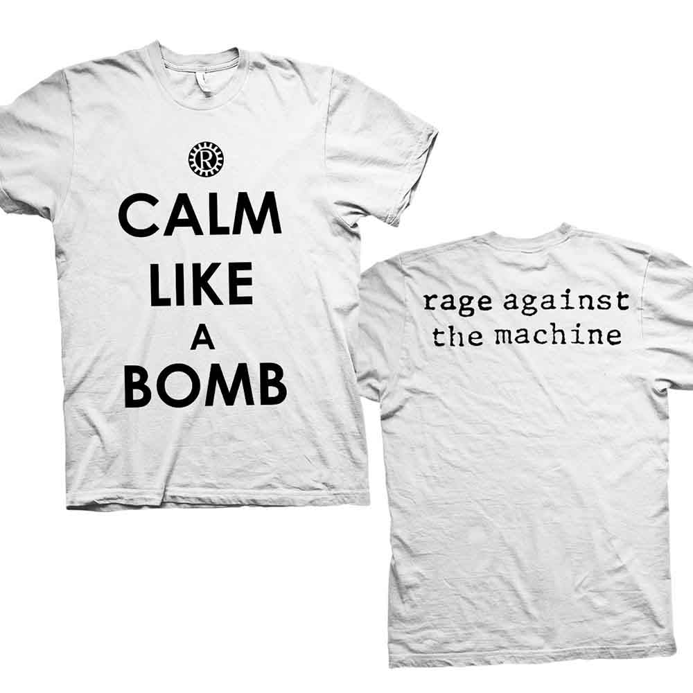 Rage Against The Machine | Calm Like A Bomb - T-Shirt White