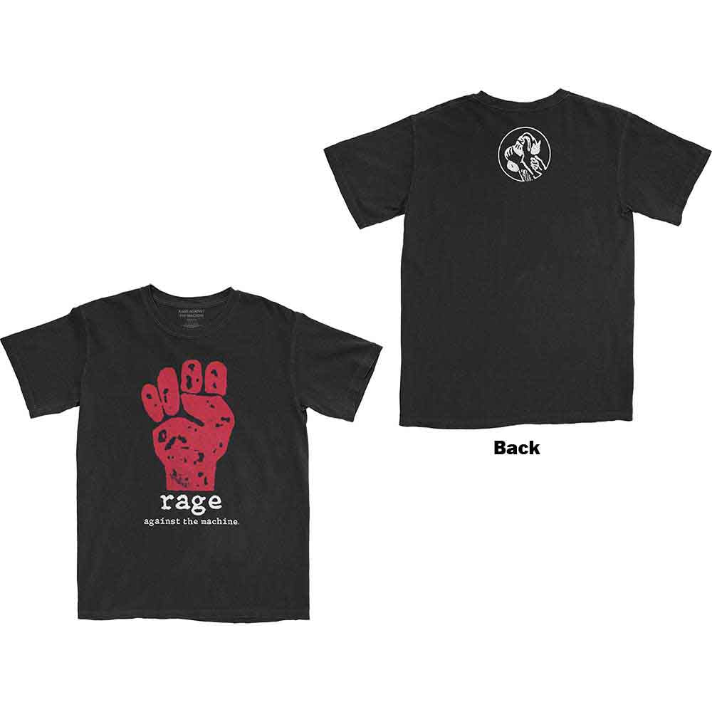 Rage Against The Machine | Red Fist - T-Shirt Black
