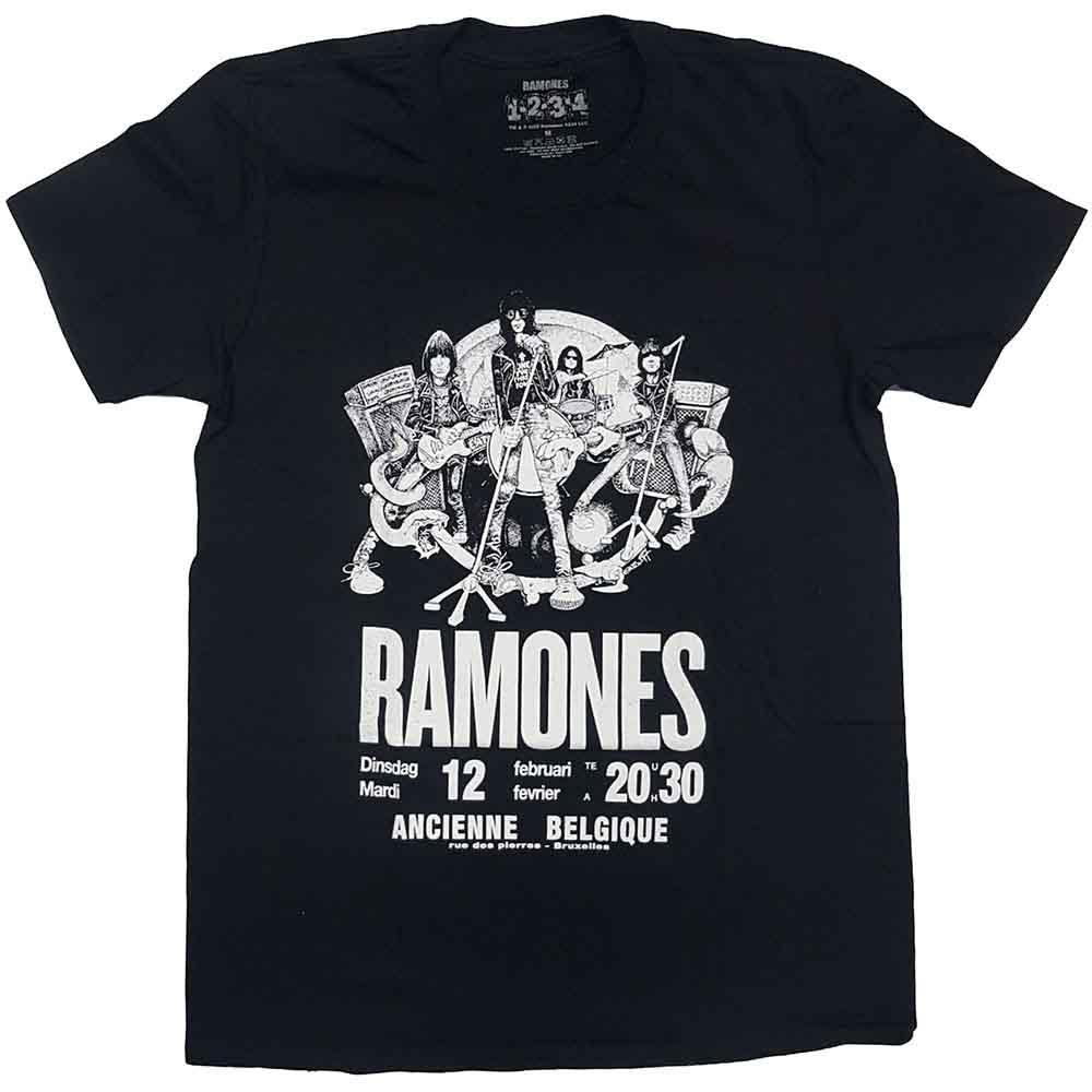 Ramones | Belgique - T-Shirt Black