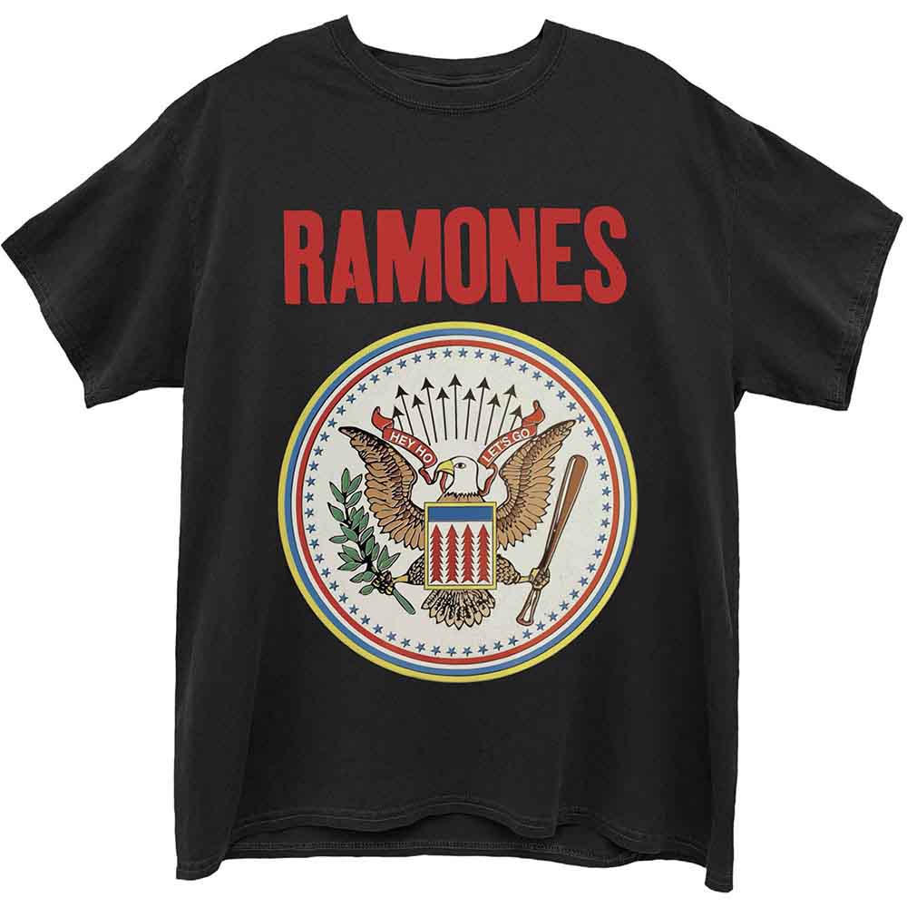 Ramones | Full Colour Seal - T-Shirt Black