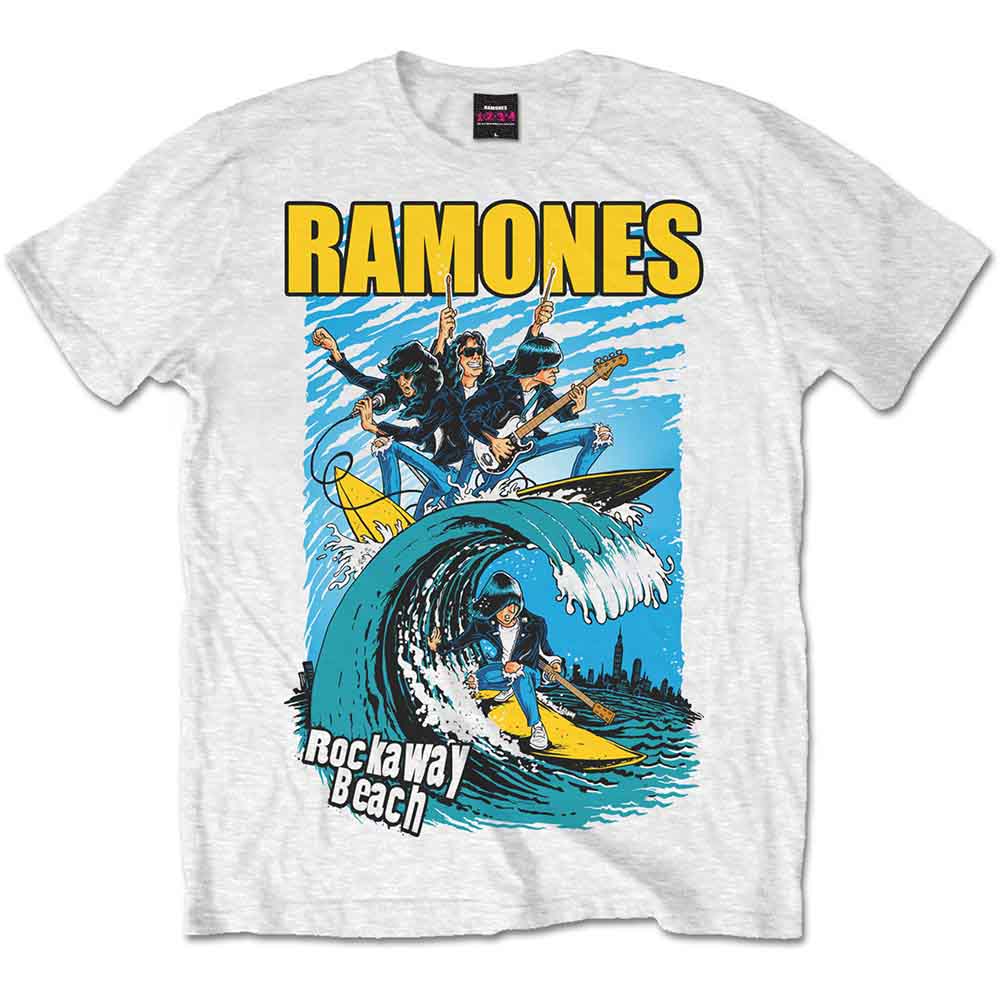 Ramones | Rockaway Beach - T-Shirt White
