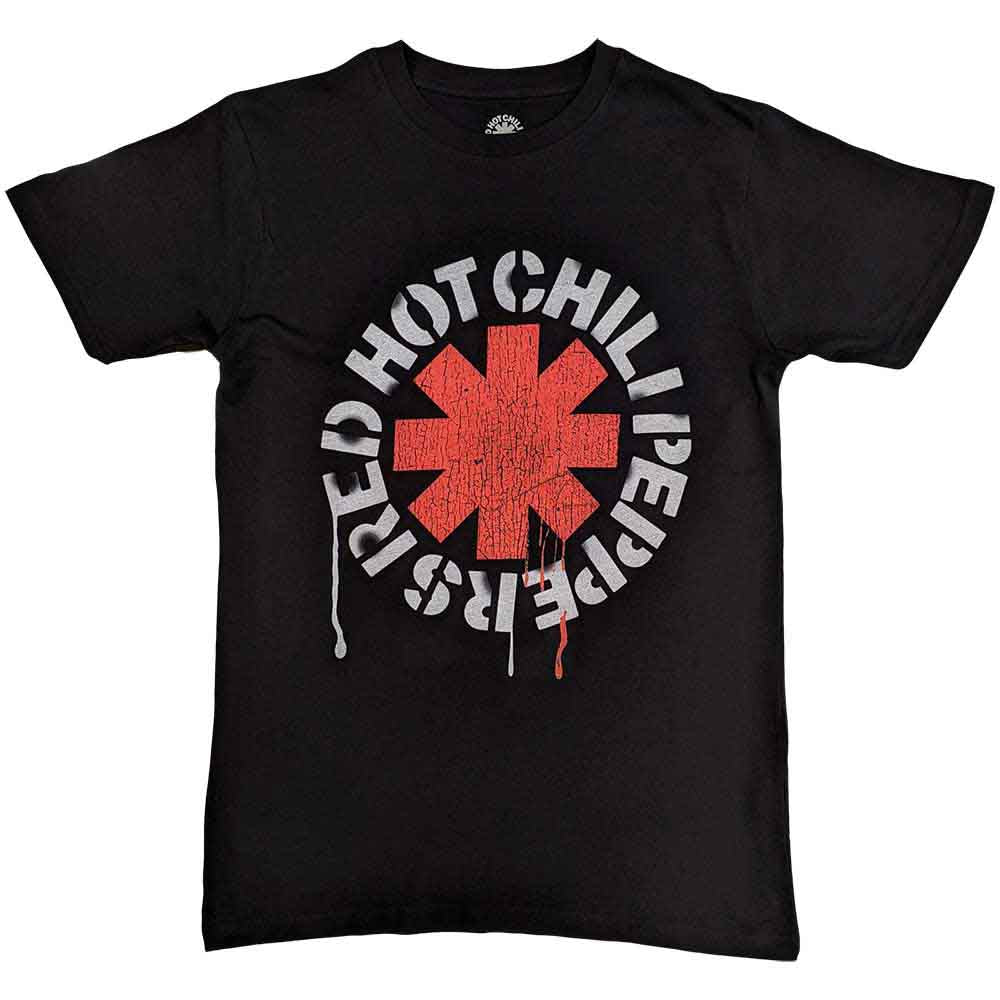 RED HOT CHILI PEPPERS | Stencil - T-Shirt Black