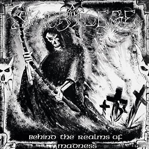 Sacrilege | Behind The Realms Of Madness (White W/ Black Splatter Vinyl 2Lp) - Vinyl