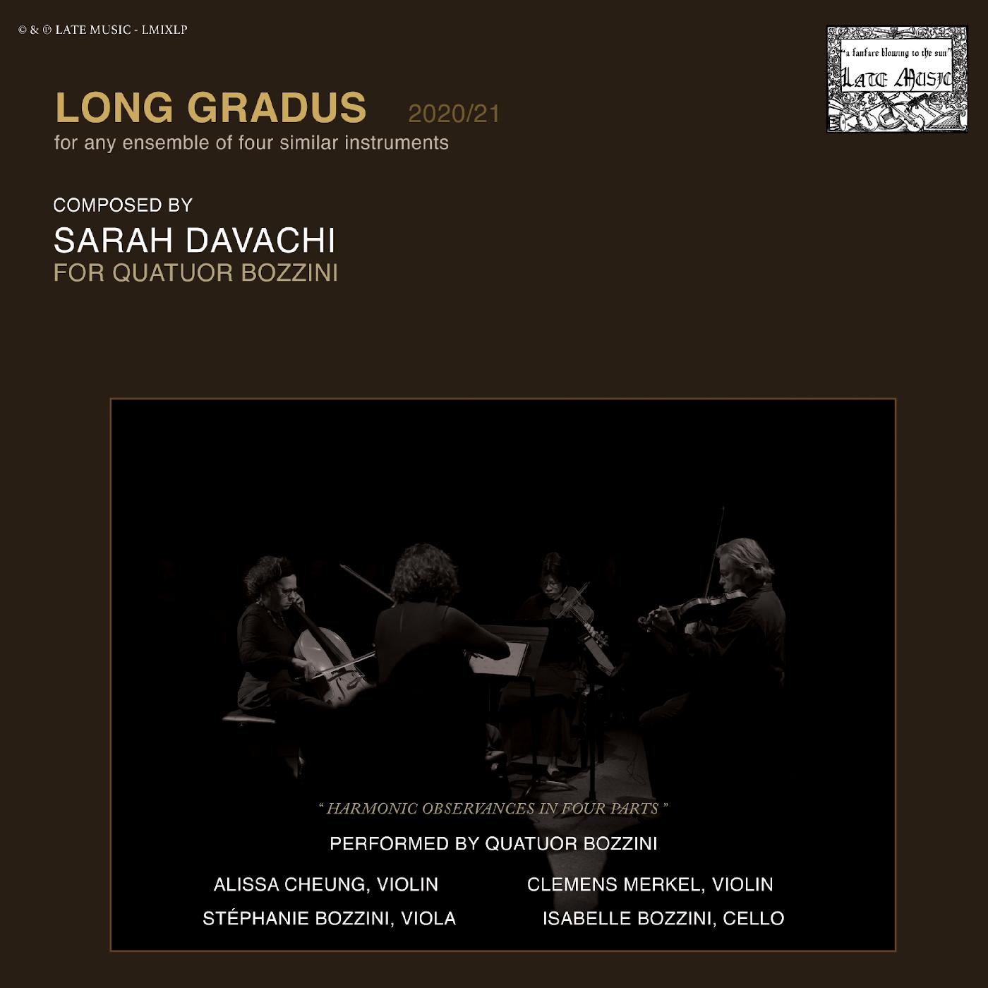Sarah Davachi | Long Gradus - Vinyl
