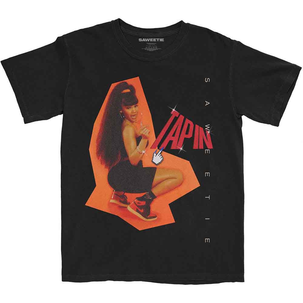 Saweetie | Tapin - T-Shirt Black