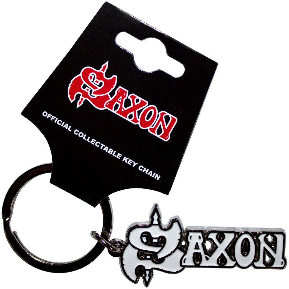 Saxon | White Logo -