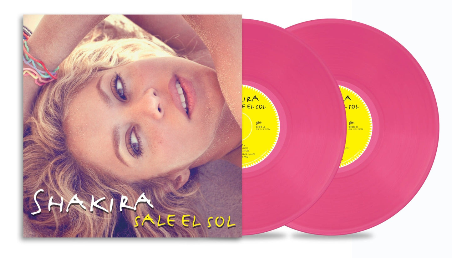 Shakira | Sale El Sol (Hot Pink Colored Vinyl,180 Gram Vinyl, Gatefold LP Jacket) - Vinyl