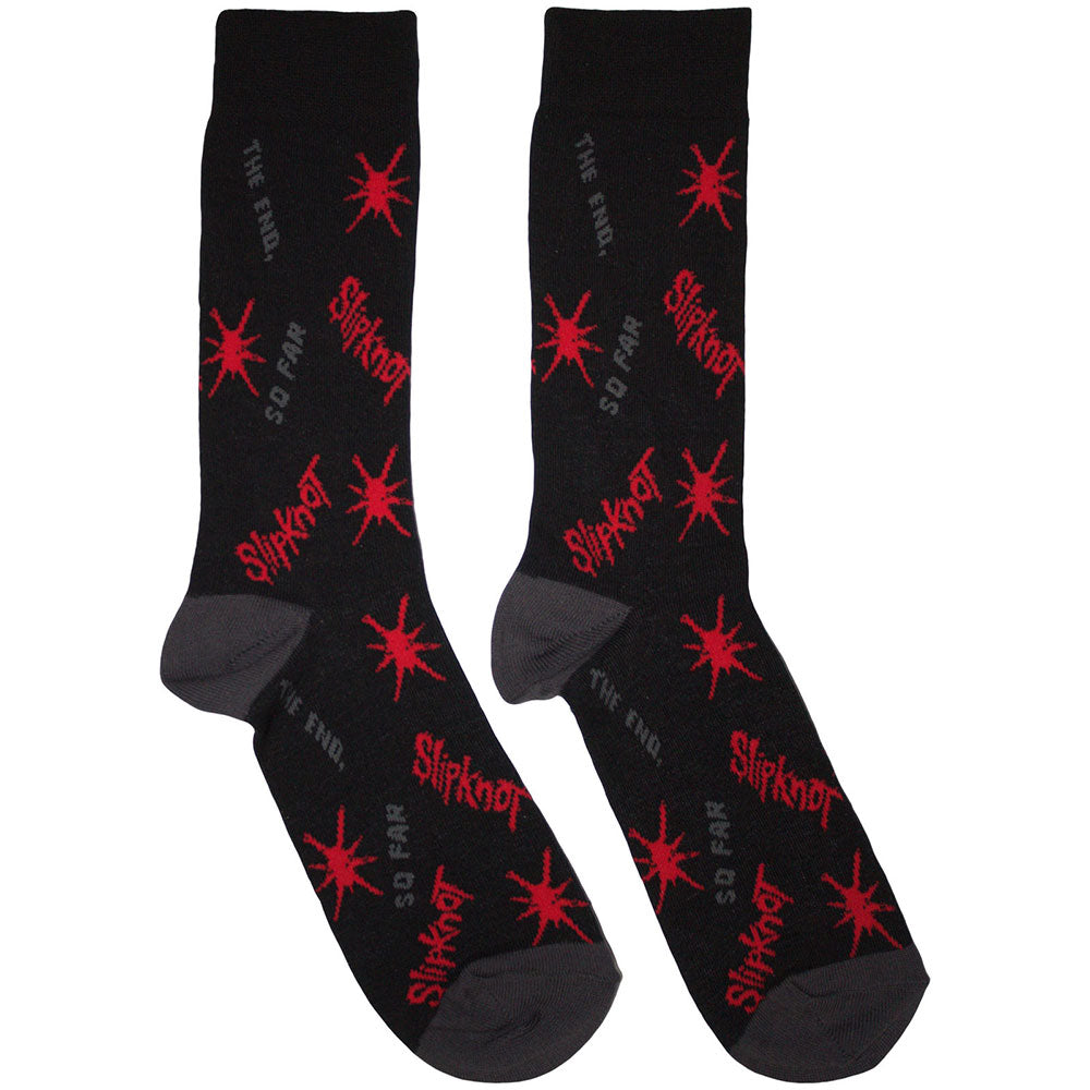 Slipknot | All Over Print Splat The End, So Far - Black